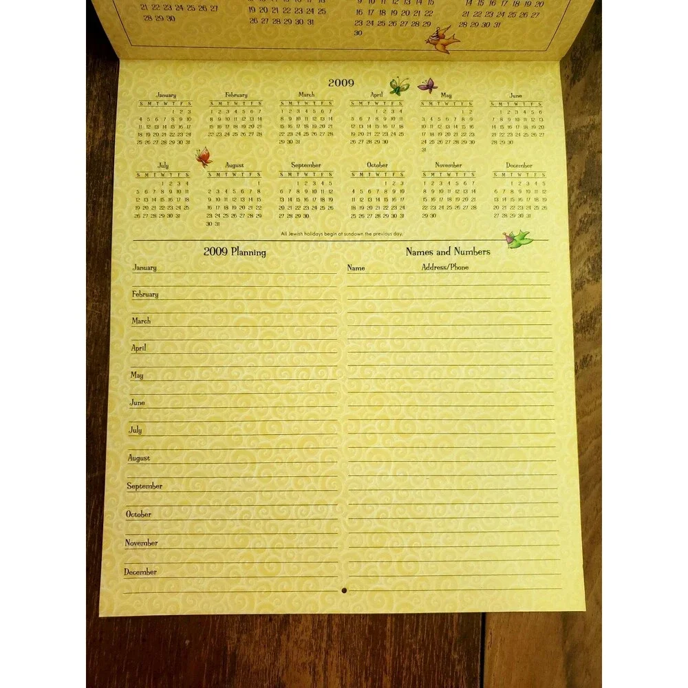 Vintage Mary Engelbreit Celebrebrate 2008 Calendar NEW Framing Wall Art Crafting